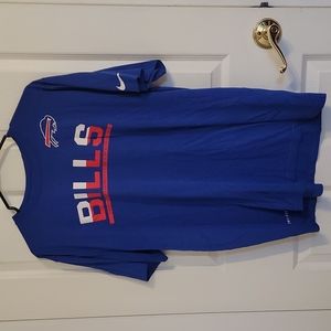 Nike Training NFL Equipment Line Buffalo Bills Blue Athletic Shirt XL